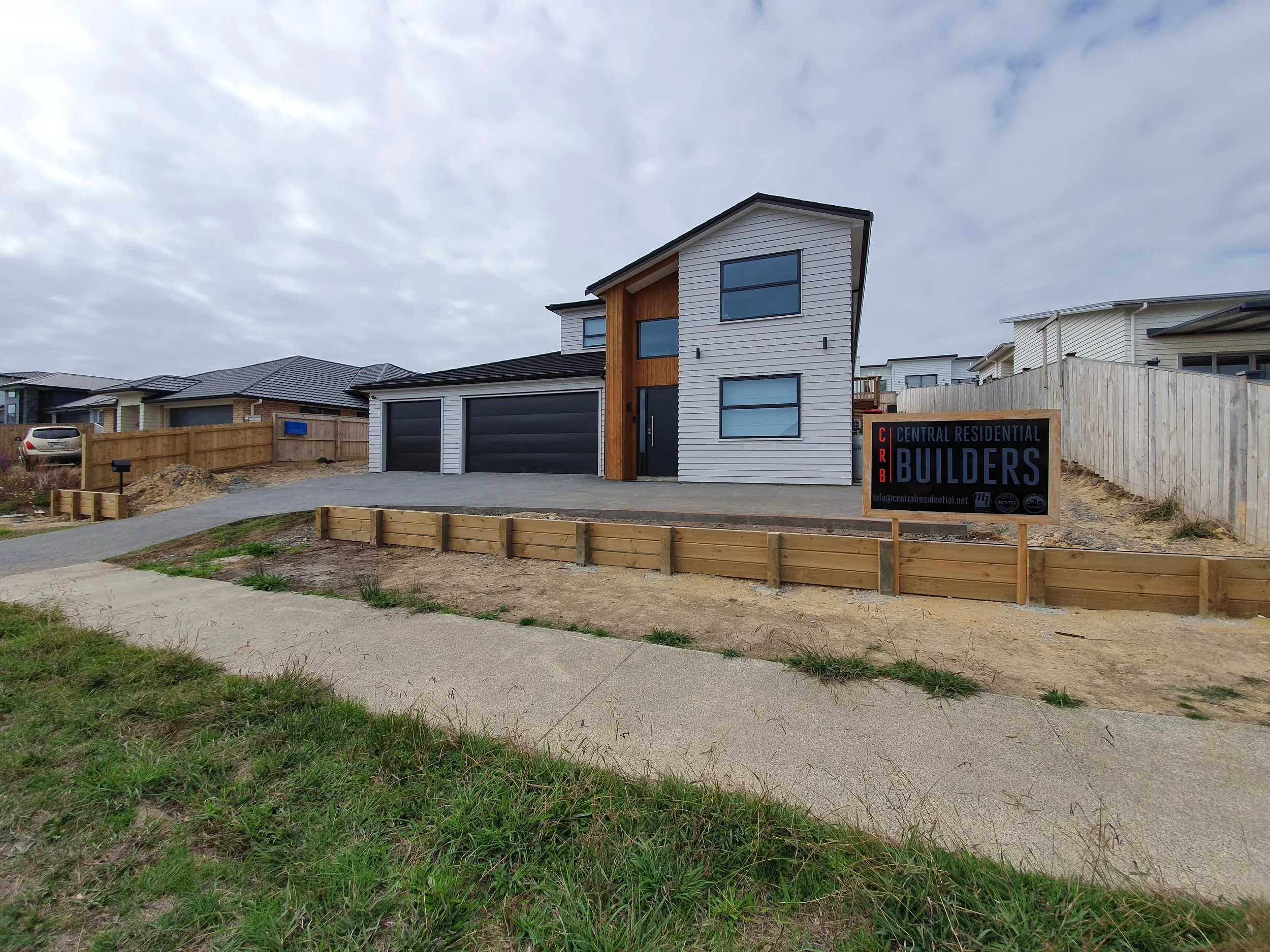 New build exterior, Beachlands